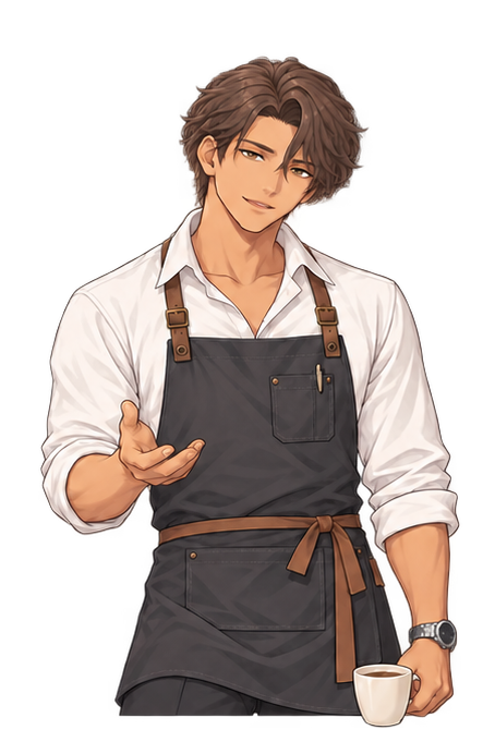 Ren, the café owner